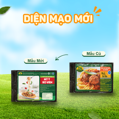MỲ Ý BÒ VIÊN PACOW 250G