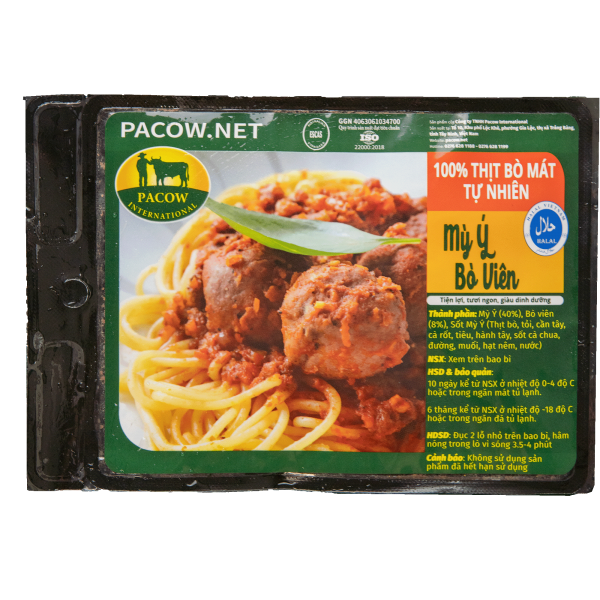 MỲ Ý BÒ VIÊN PACOW 250G