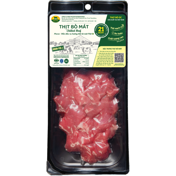 THỊT BÒ PACOW CẮT KHỐI LÚC LẮC 250G
