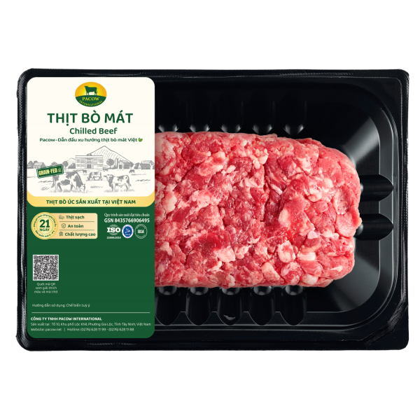 THỊT BÒ XAY PACOW 250G