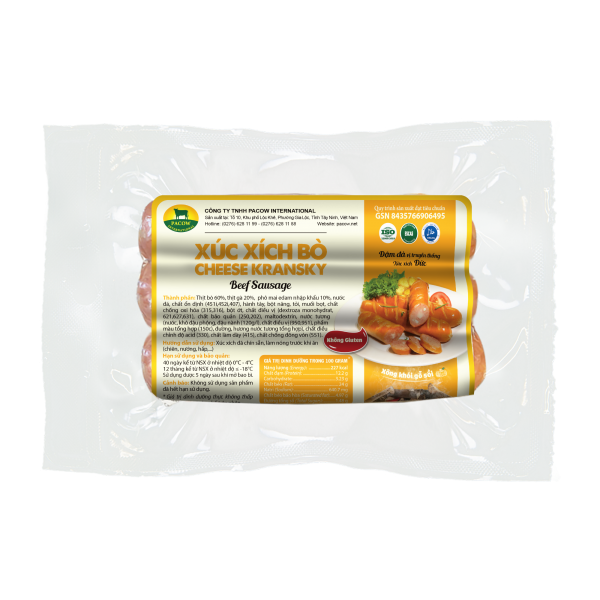 XÚC XÍCH BÒ KRANSKY PACOW 200G