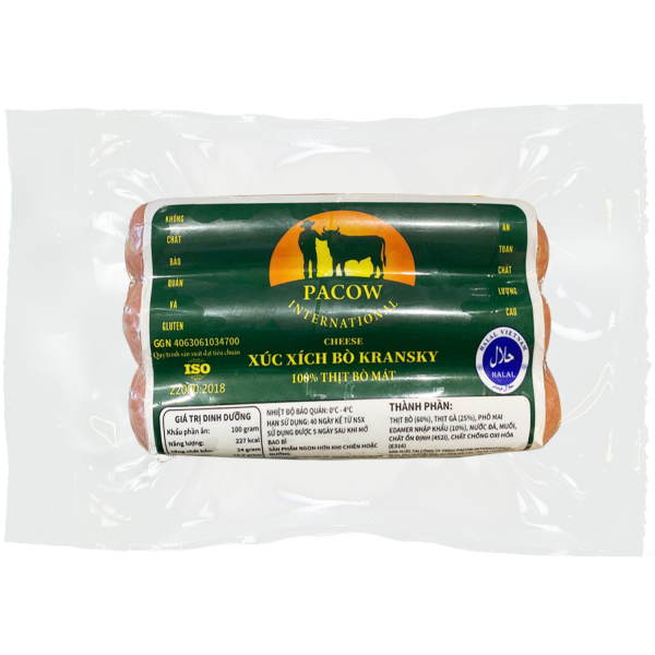 XÚC XÍCH BÒ KRANSKY PACOW 200G