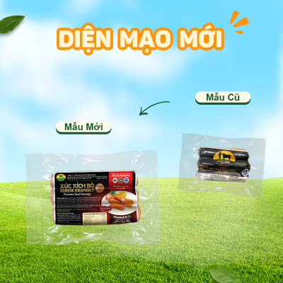 XÚC XÍCH BÒ KRANSKY ĐẶC BIỆT PACOW 200G