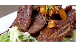NẠM SƯỜN BÒ NƯỚNG SA TẾ THƠM NGON CAY NỒNG 